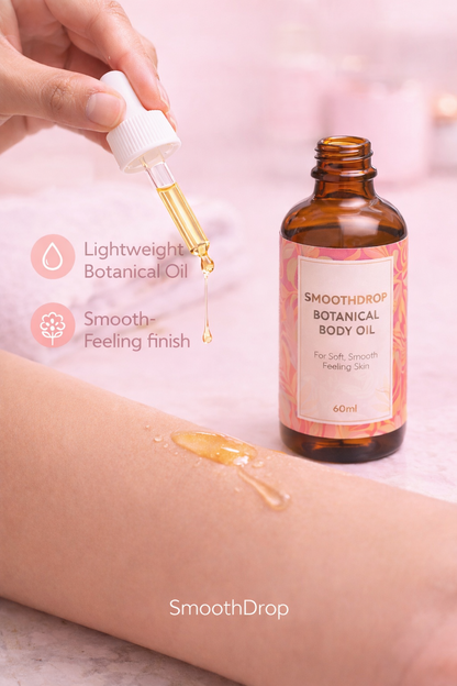 ✨ SmoothDrop Botanical Body Oil 💧 For Soft, Smooth-Feeling Skin